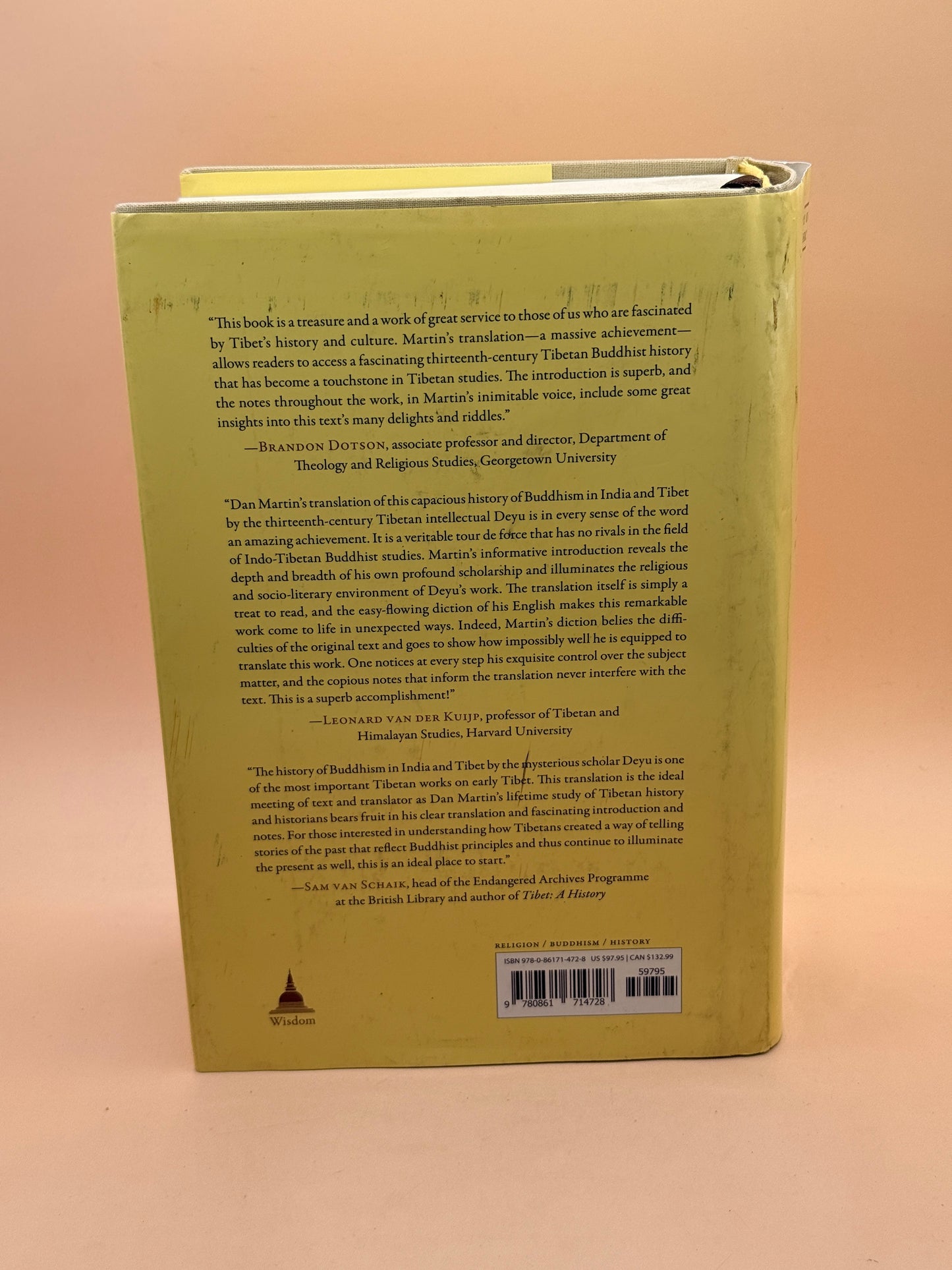 A History of Buddhism in India and Tibet: An Expanded Version of the Dharma's Origins Made by the Learned Scholar Deyu