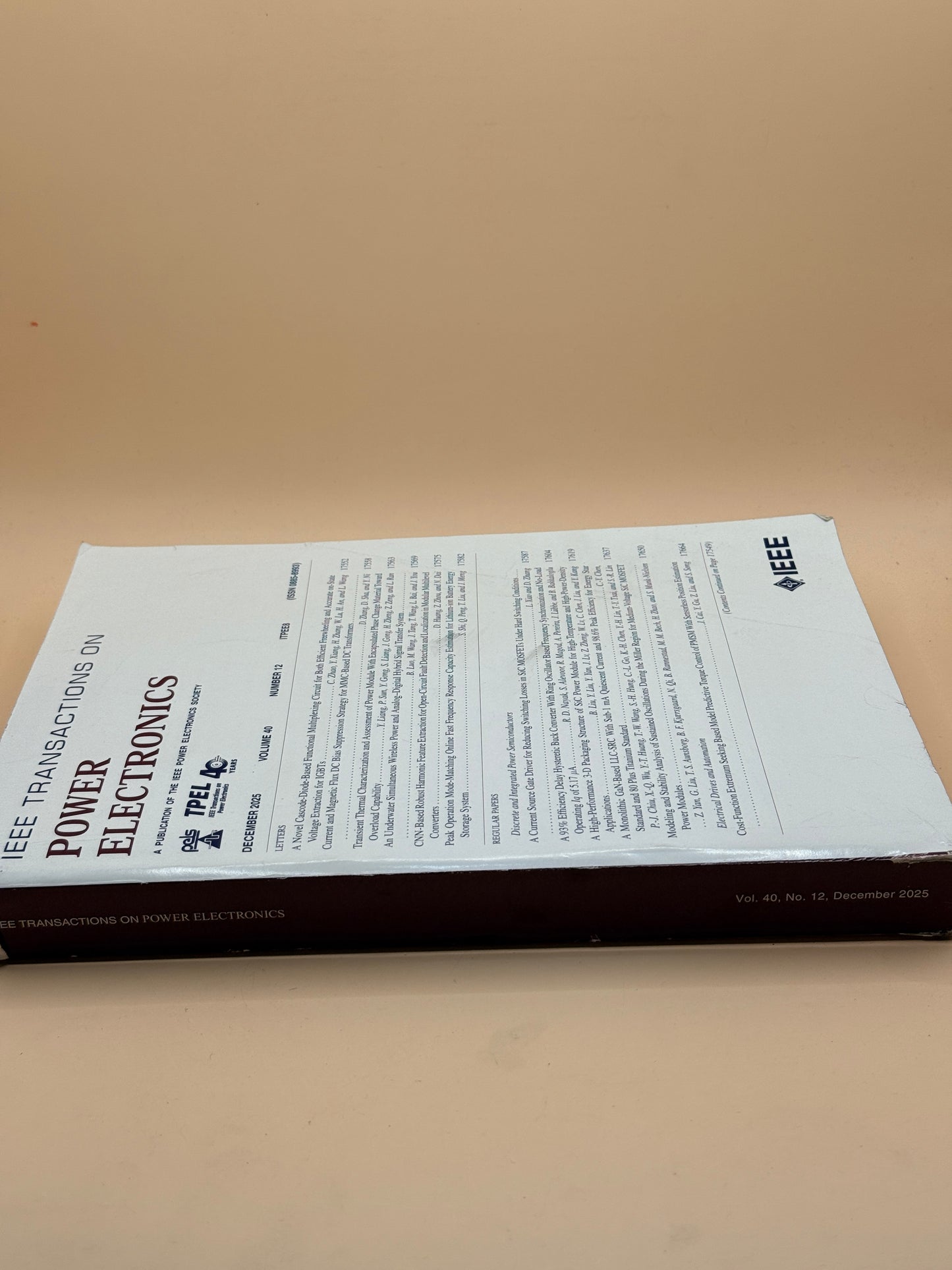 IEEE Transactions on Power Electronics, Volume 40, Number 12 (December 2025) by IEEE Power Electronics Society