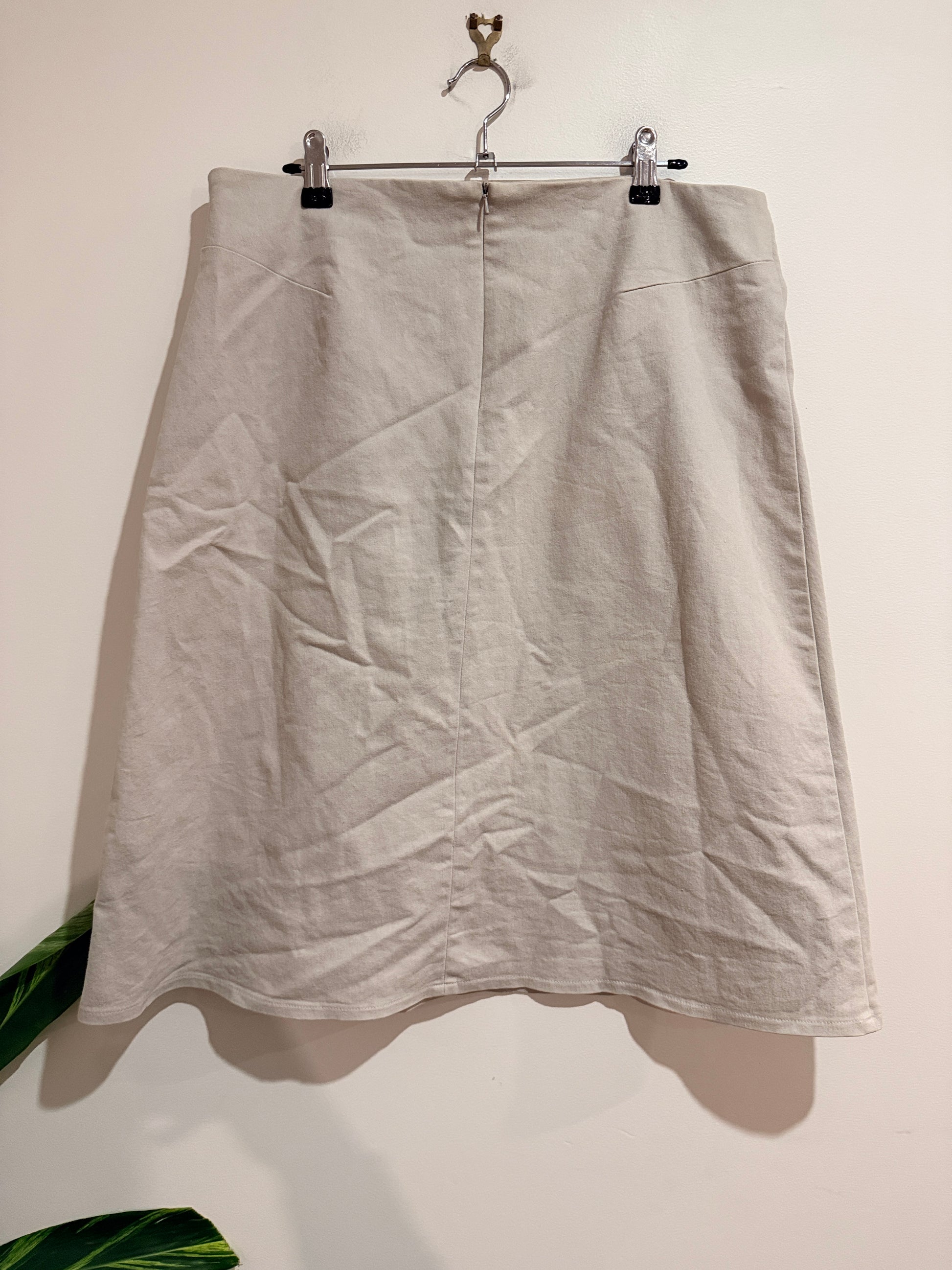 Glassons Linen Midi Skirt Size 14
