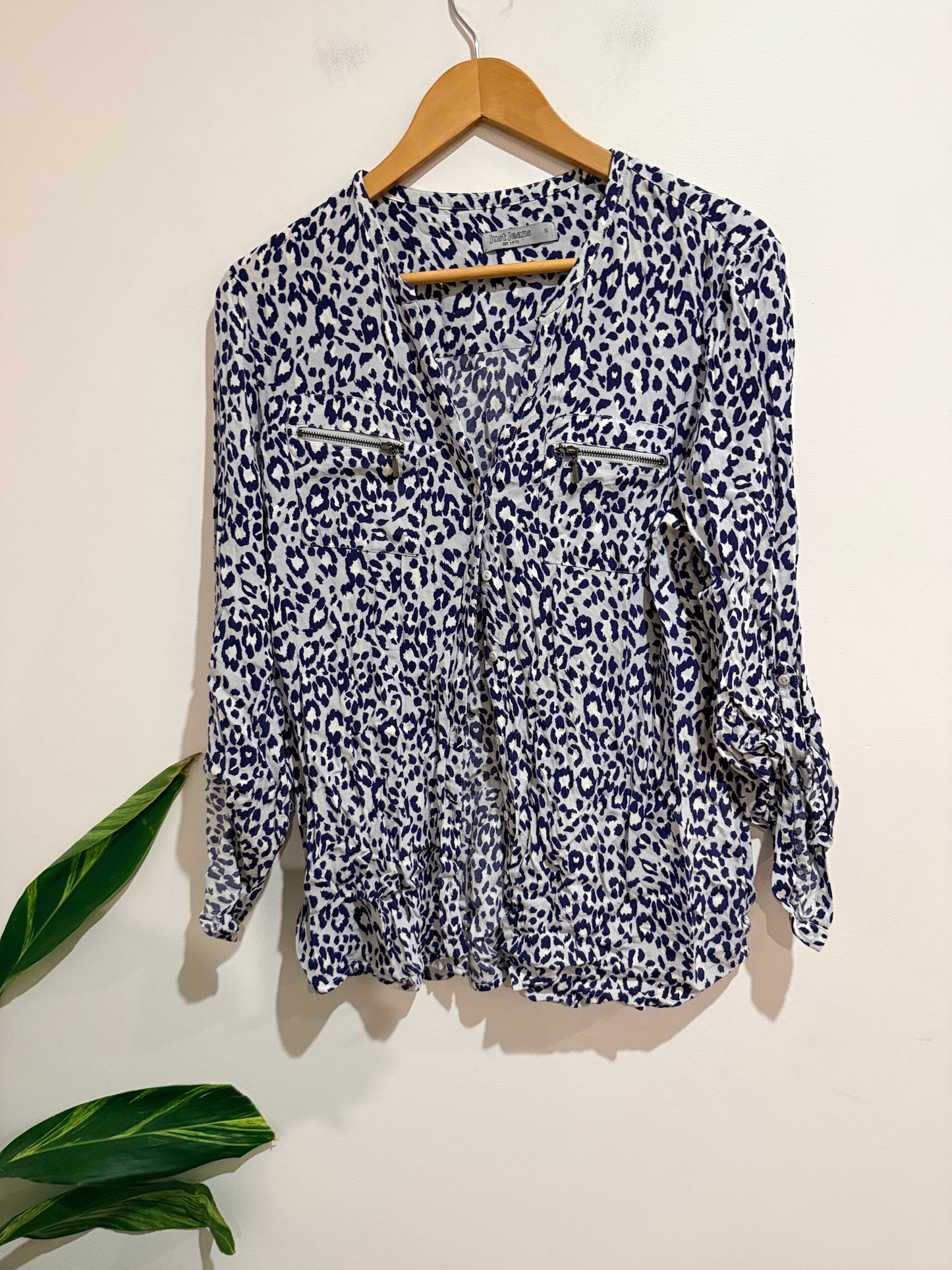 Just Jeans Long-sleeved Top Size 14