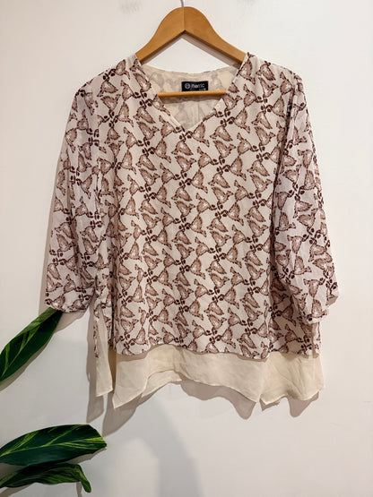 Merric Layered Tunic Shirt Size 18