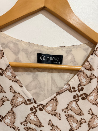 Merric Layered Tunic Shirt Size 18