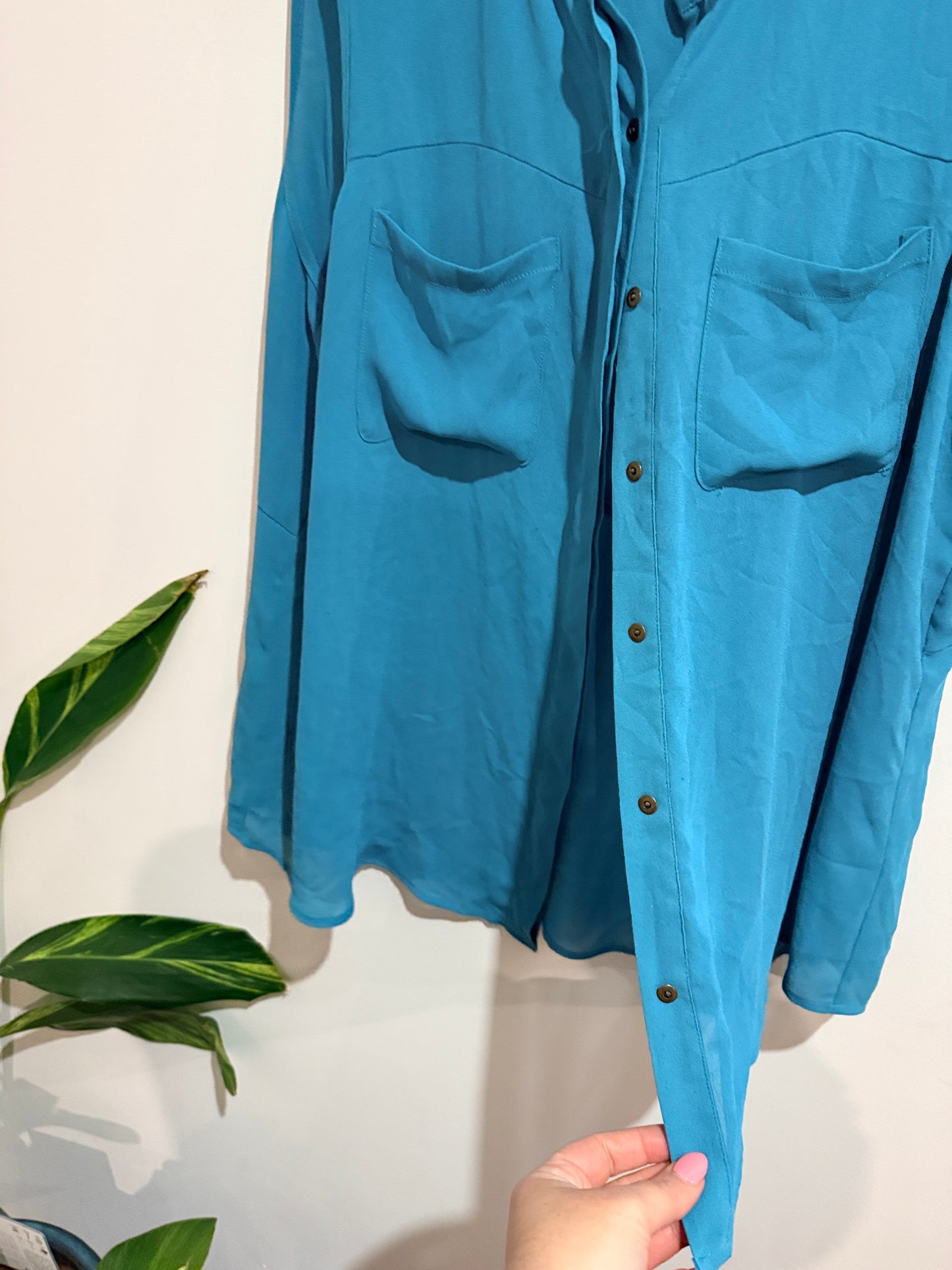 Suzannegrae Sleeveless Button-up Top Size 16