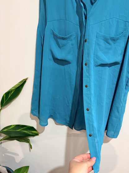 Suzannegrae Sleeveless Button-up Top Size 16