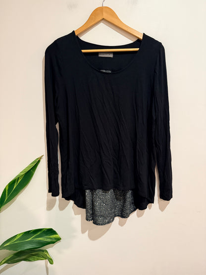 Jacqui.e Layered Long-sleeve Top Size M