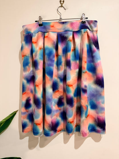 Whistle Pleated Midi Skirt Size 14