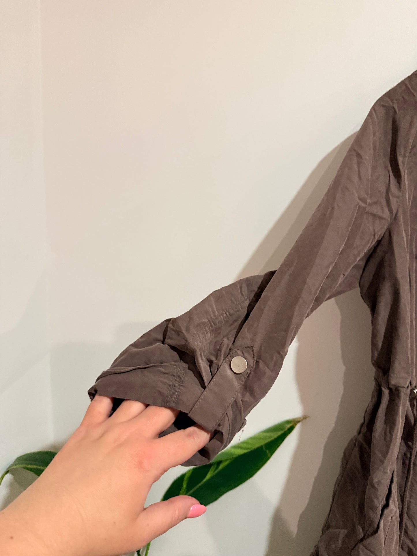 H & M Divided Lightweight Parka Jacket Size 38