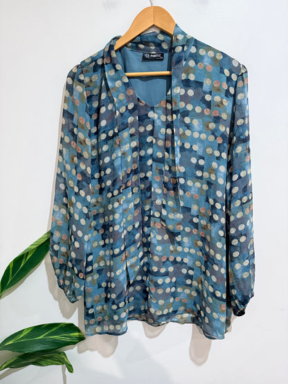 Merric Long-sleeved Sheer Shirt Size 20
