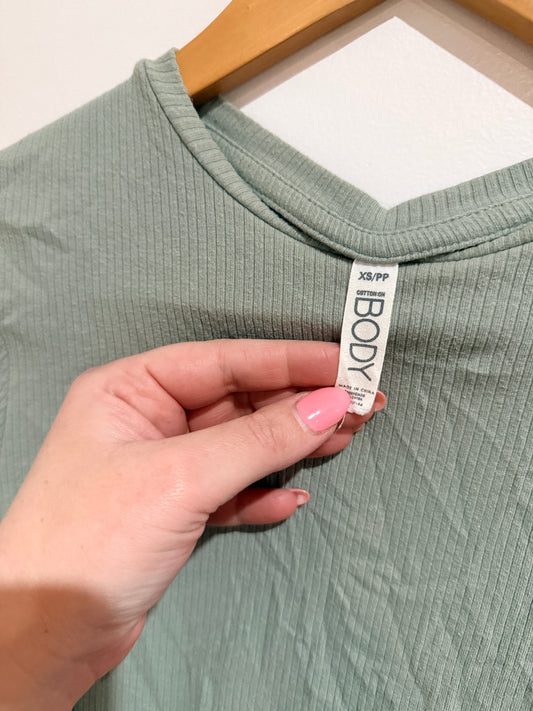 Cotton:on Body Ribbed Crop Top Size XS/PP
