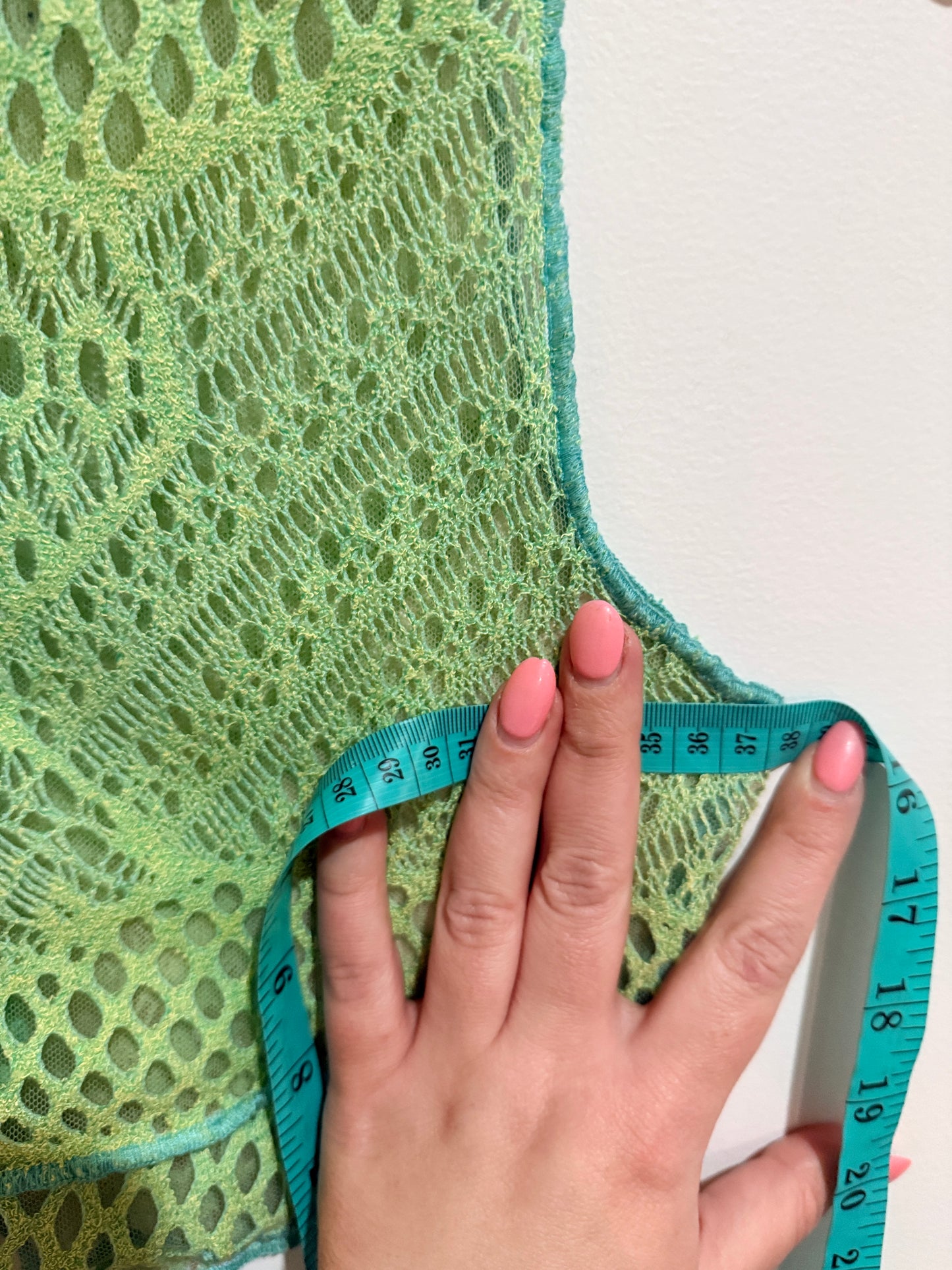 Jaded Crochet Knit Vest Size 10 | U/Arm to U/Arm 37cm
