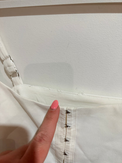 Tiger Mist Corset Crop Top Size U/Arm to U/Arm 39cm