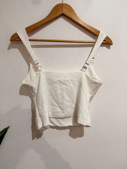 Tiger Mist Corset Crop Top Size U/Arm to U/Arm 39cm