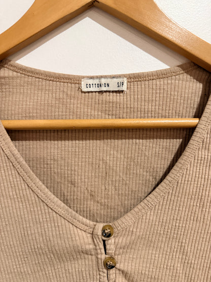 Cotton:on Ribbed Crop Top Size S/P