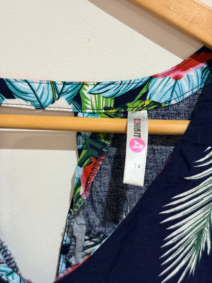 Exhibit A Sleeveless Tunic Top Size 14