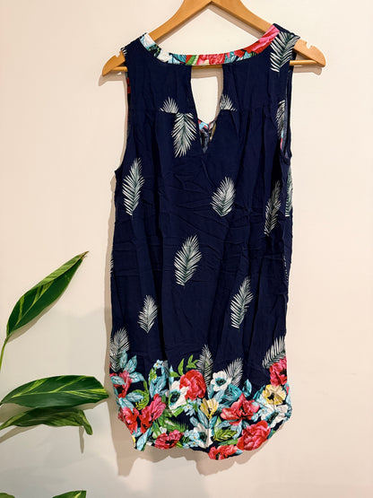 Exhibit A Sleeveless Tunic Top Size 14