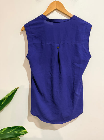 Jeanswest Sleeveless Wrap-style Shirt Size 10