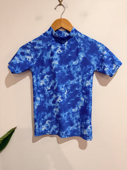 Kids Tie-dye Rashguard Size U/Arm to U/Arm 36cm | L-51cm