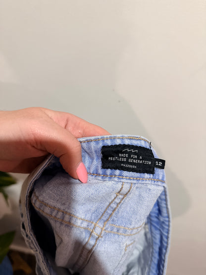Restless Generation Distressed Denim Shorts Size 12