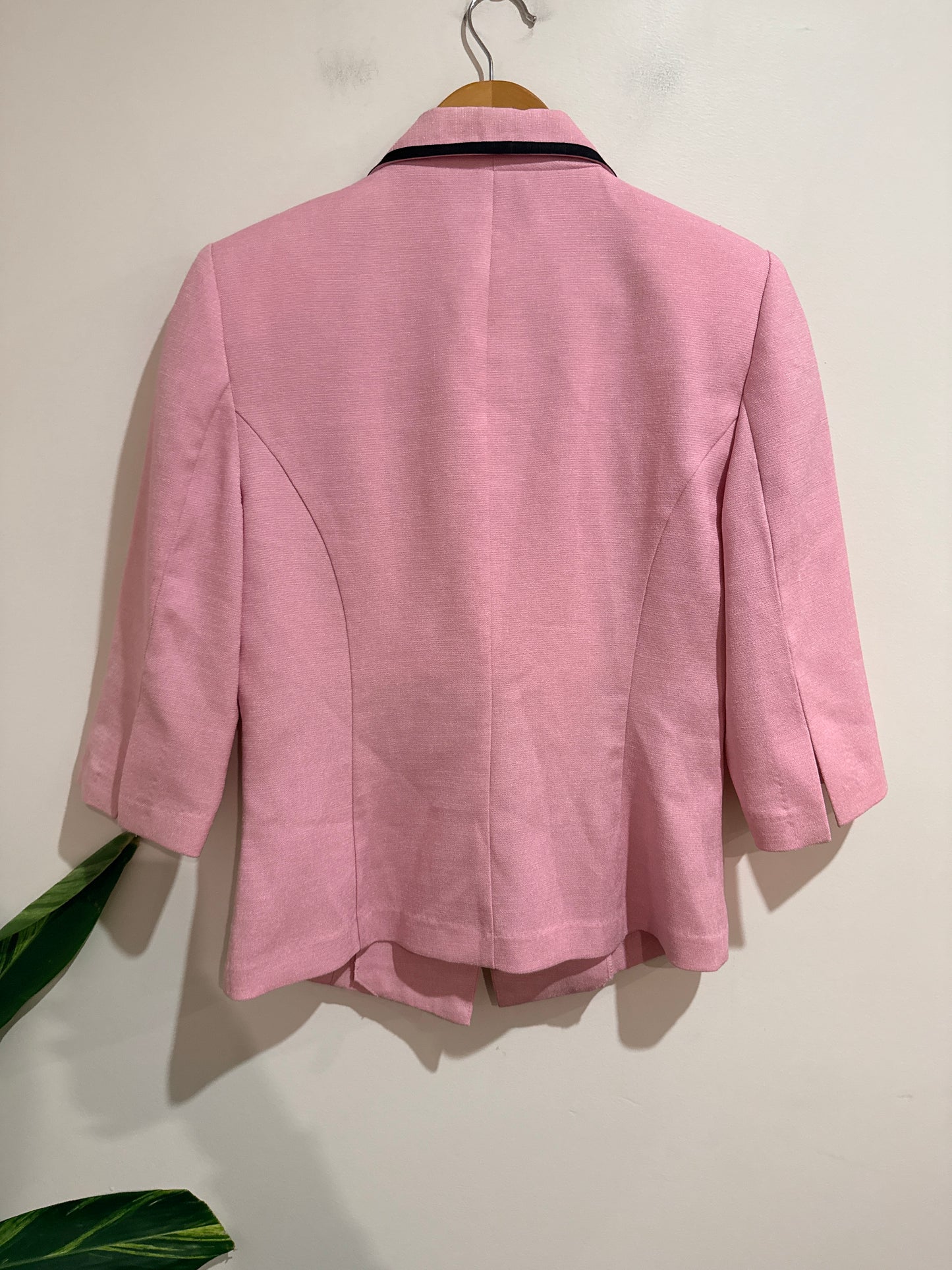 Staxs (NZ Made) Single-breasted Blazer Size 10 | U/Arm to U/Arm 46cm