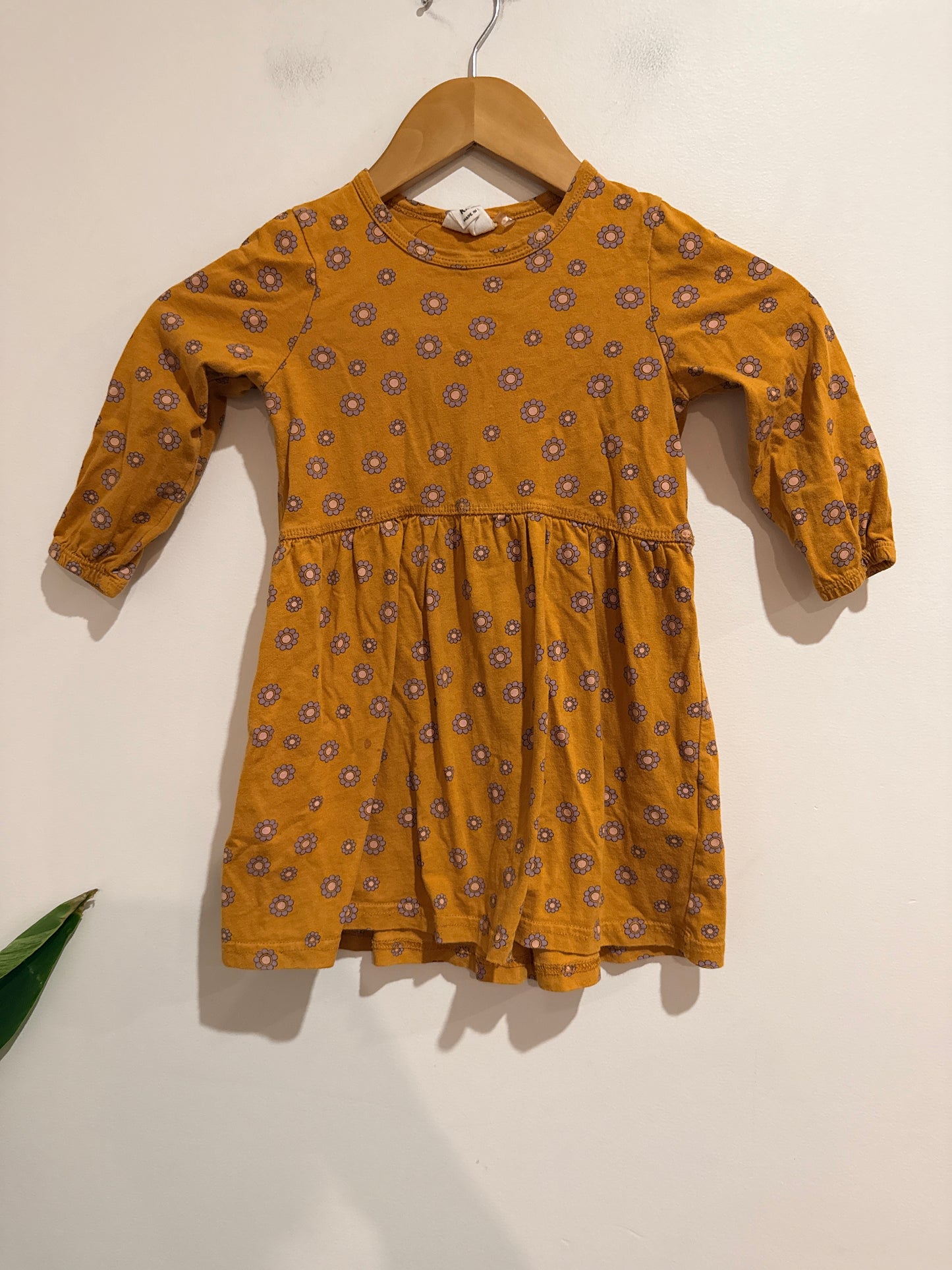 Cotton:on Kids Kids Crew Neck Long Sleeve Dress Size 3