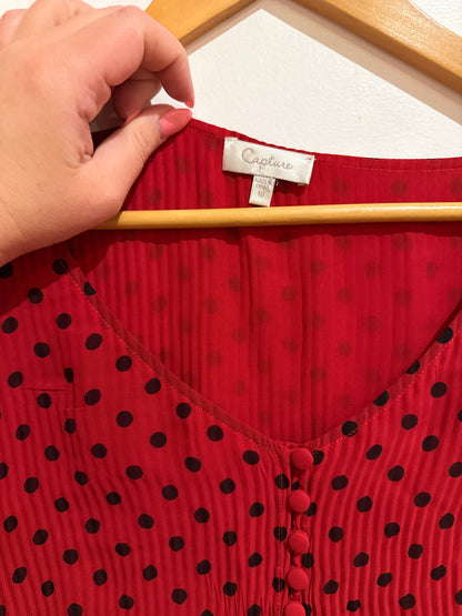 Capture Crepe Tea Dress Size 10 | U/Arm to U/Arm 46cm