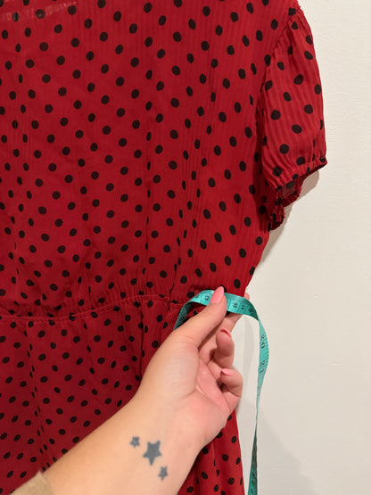 Capture Crepe Tea Dress Size 10 | U/Arm to U/Arm 46cm