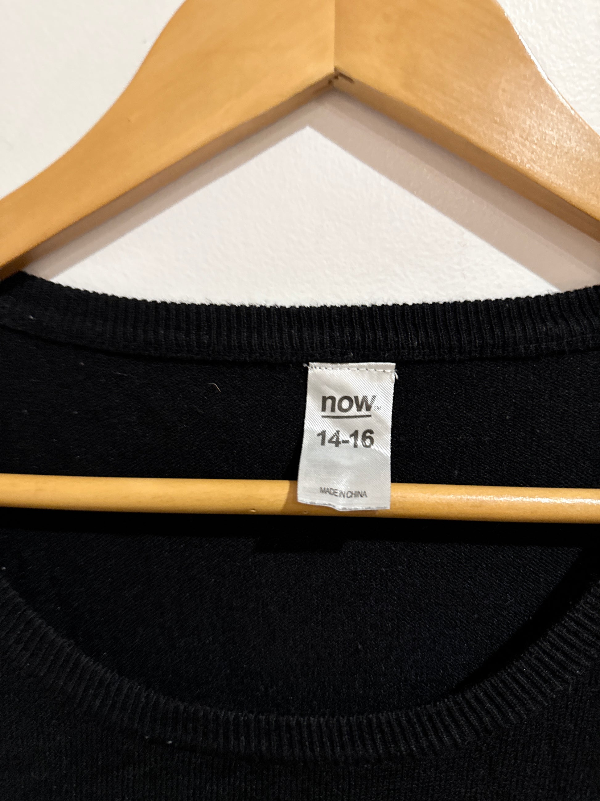 Now Fine-knit Longline Top Size 14-16