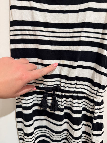 Expressions Stripe Sleeveless Midi Dress Size 10