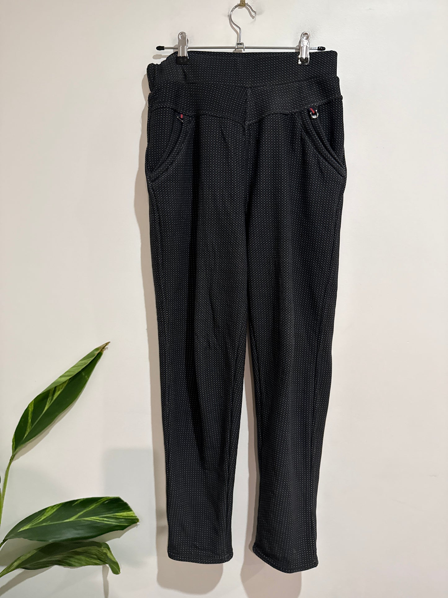 Brand Unknown Textured Trousers Size L | Waist 70cm
