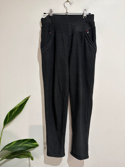 Brand Unknown Textured Trousers Size L | Waist 70cm