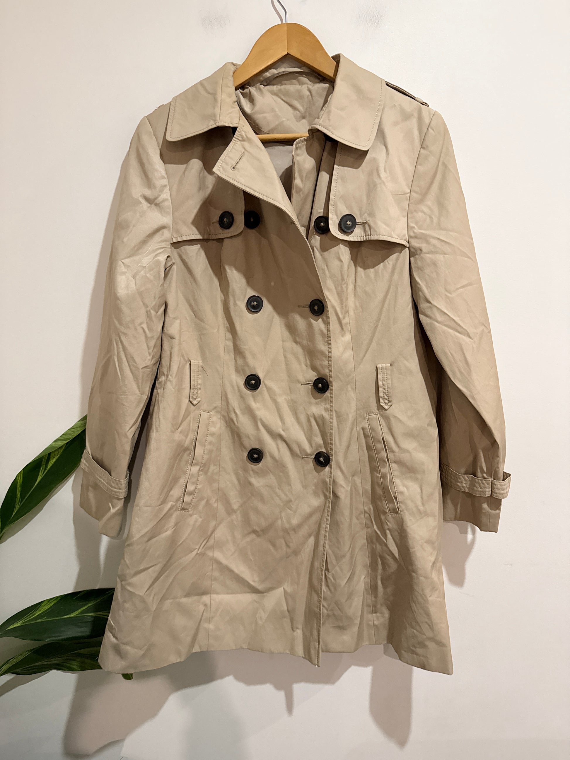 Brand Unknown Trench Coat Size 16 | U/Arm to U/Arm 53cm