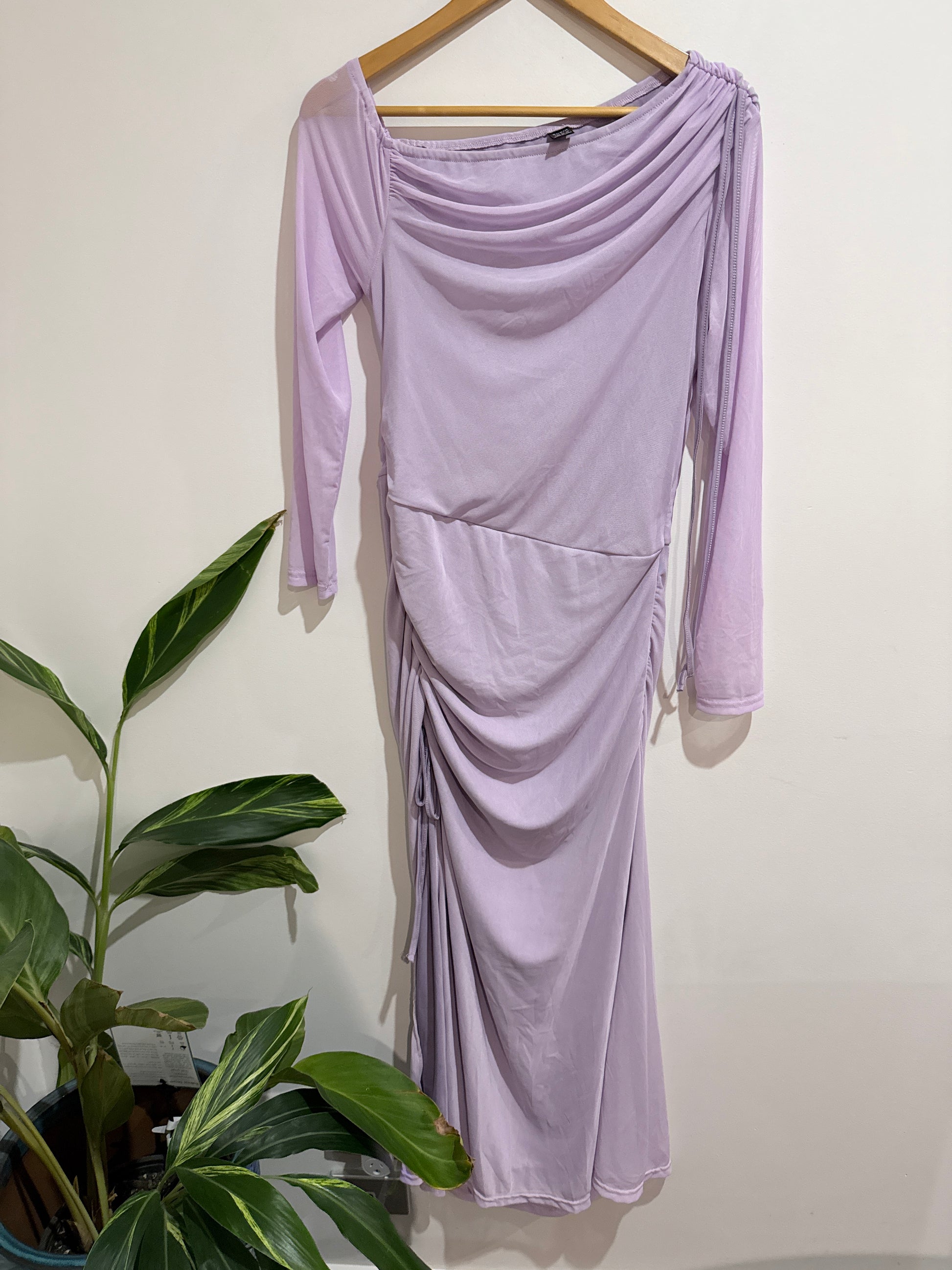 Shein Slouchy Bardot Maxi Dress Size XL