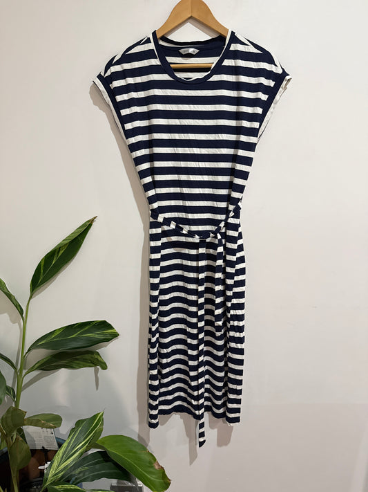 Spirit Striped Midi Dress Size 10