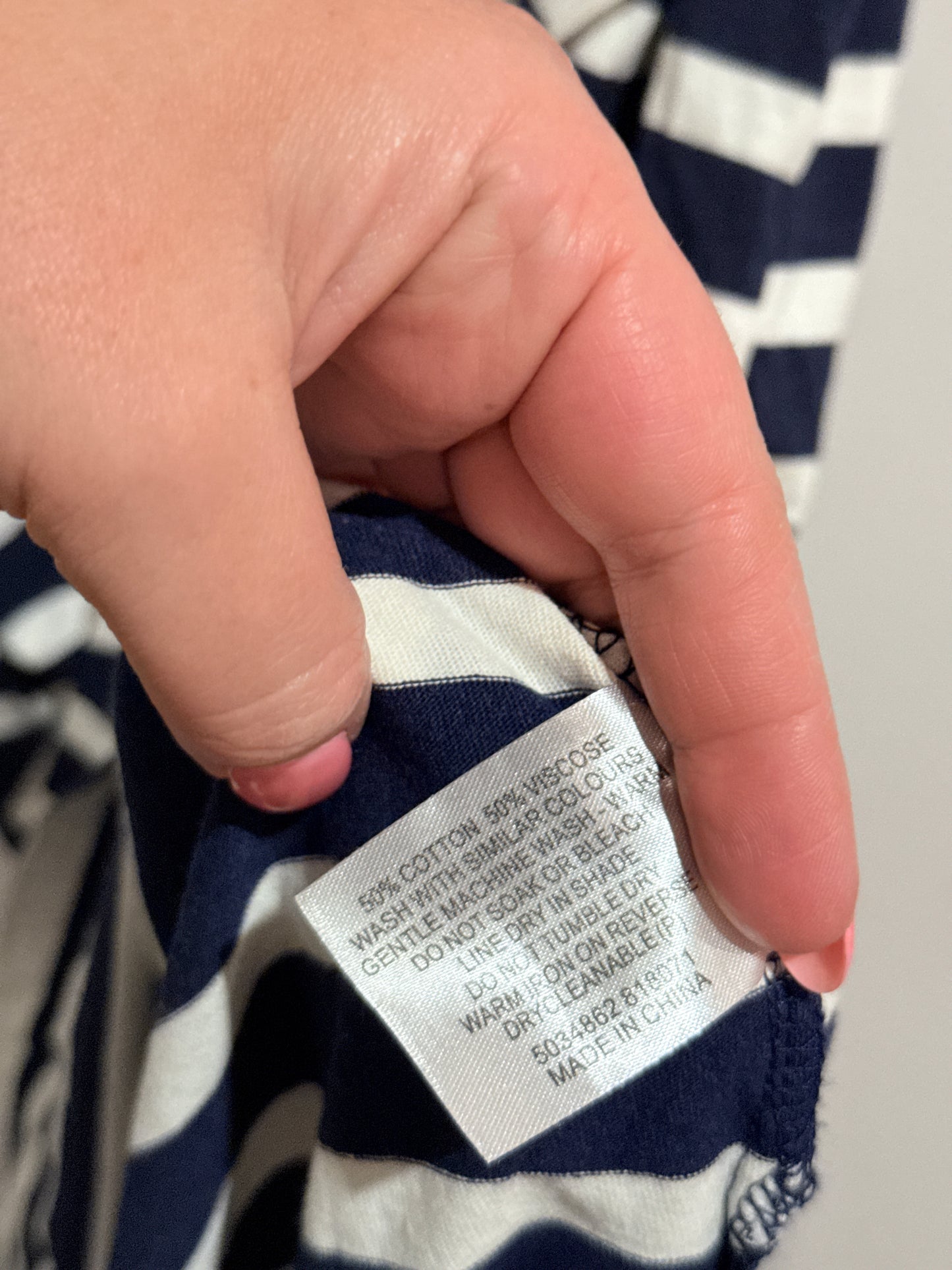 Spirit Striped Midi Dress Size 10