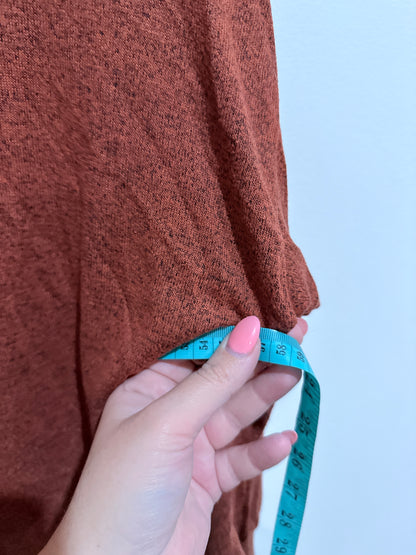 Zest V-neck Ribbed Knit Sweater Size XS | U/Arm to U/Arm 58cm
