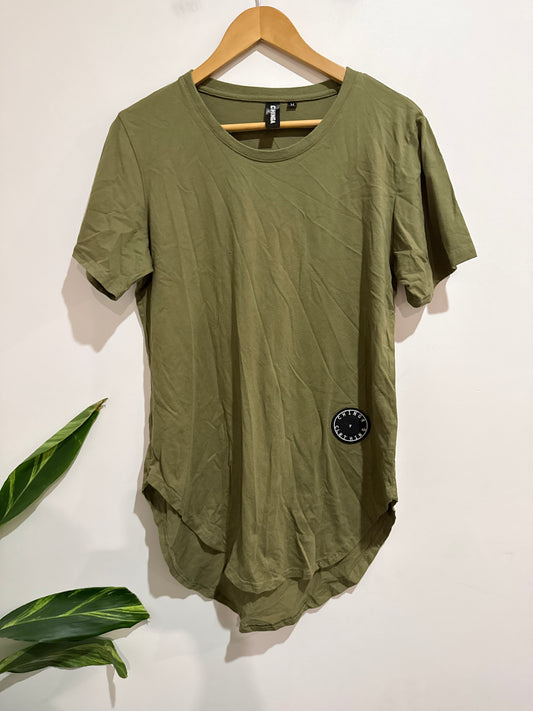 Chinga Hipster Longline T-shirt Size M