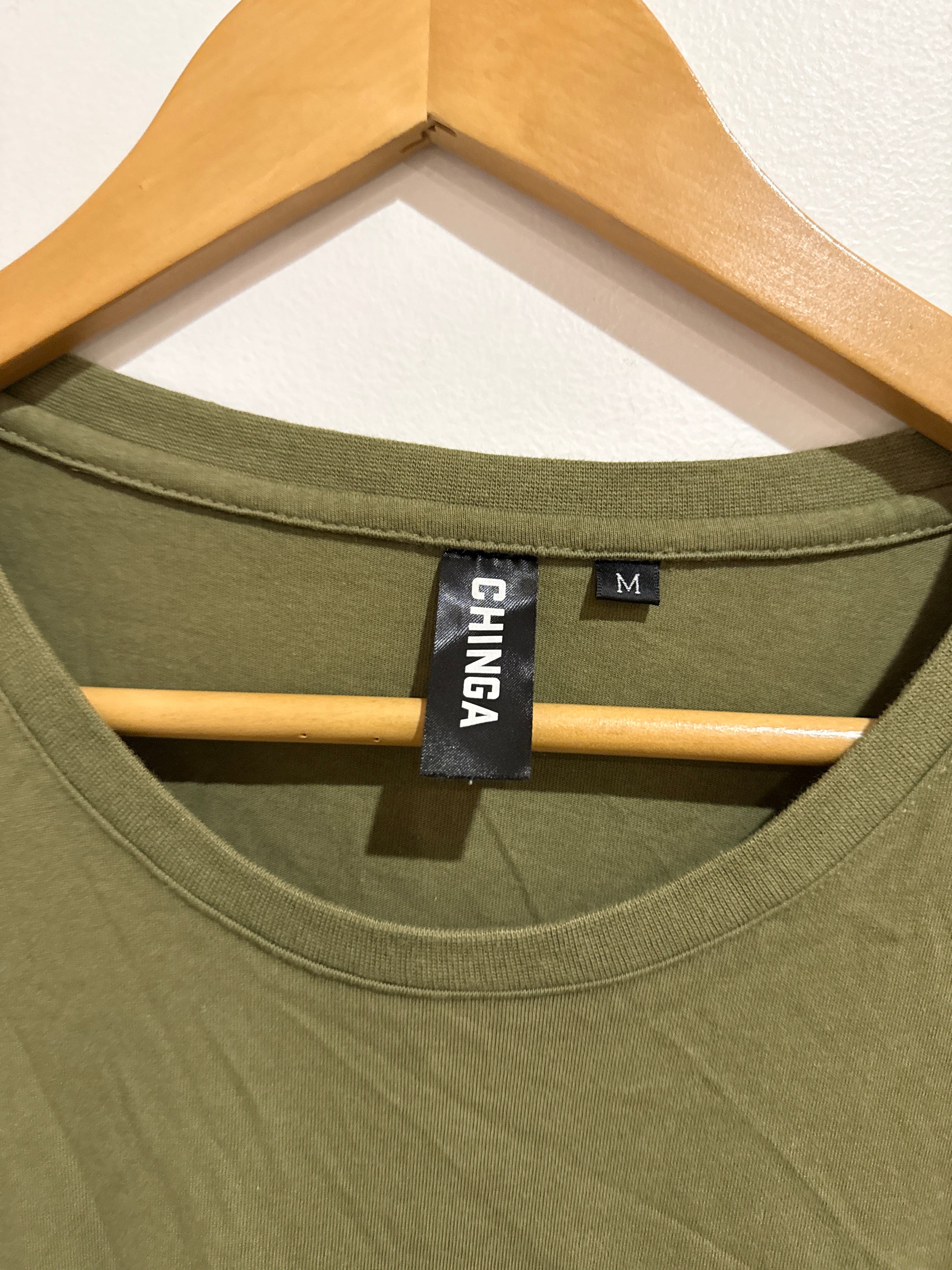 Chinga Hipster Longline T-shirt Size M