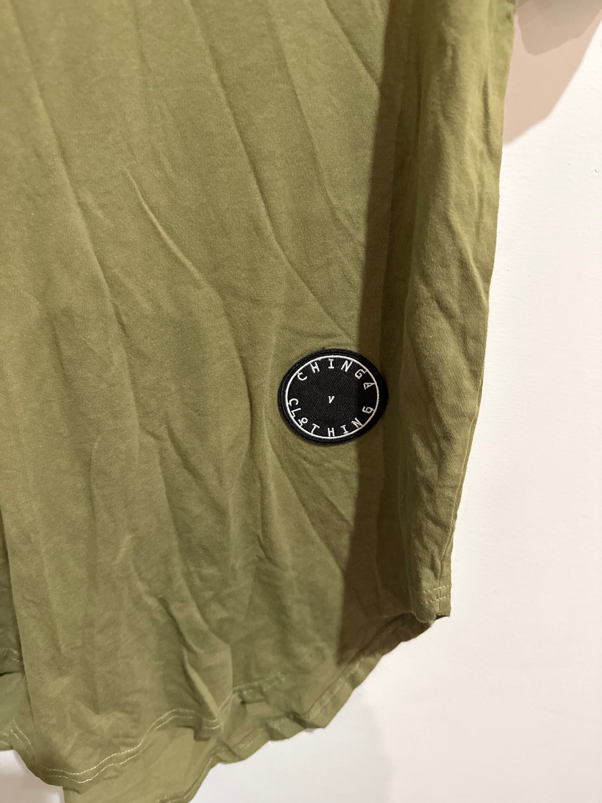 Chinga Hipster Longline T-shirt Size M
