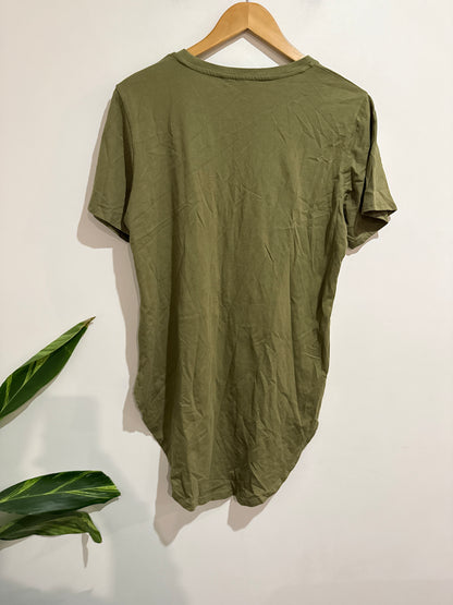 Chinga Hipster Longline T-shirt Size M