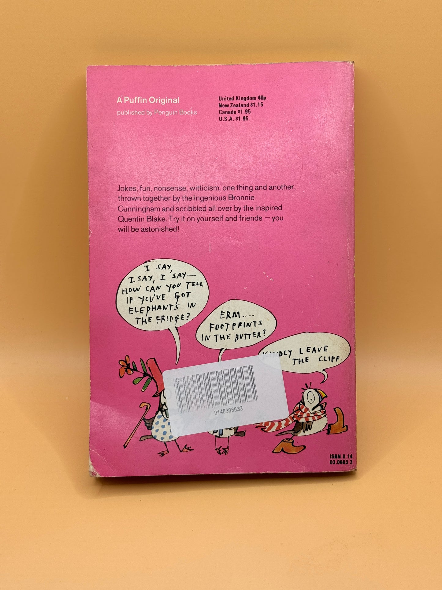 The Puffin Joke Book by Bronnie Cunningham , Quentin Blake
