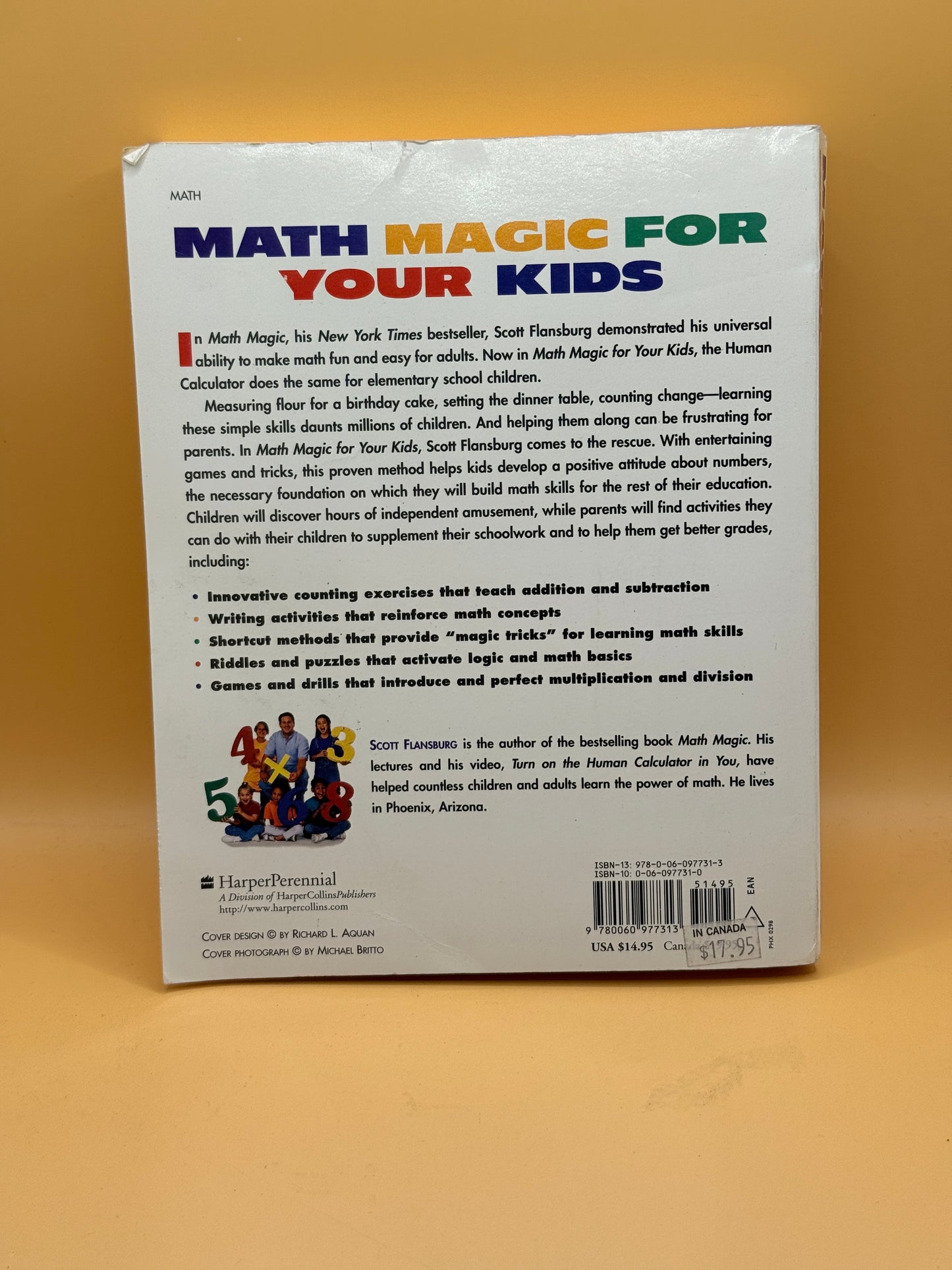 Math Magic for Your Kids: Hundreds of Games and Exercises from the Human Calculator to Make Math Fun and Easy by Scott Flansburg