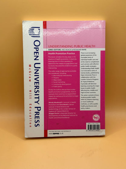 Health Promotion Practice (Understanding Public Health) by Wendy Macdowall