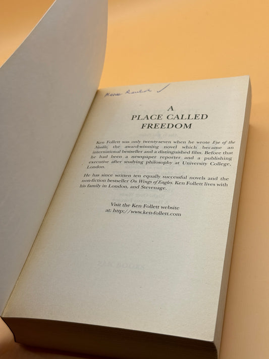 A Place Called Freedom by Ken Follett
