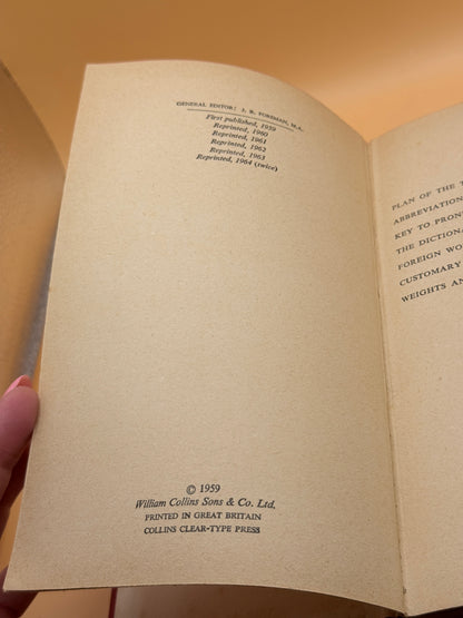 Collins The Home & Office Dictionary 1964
