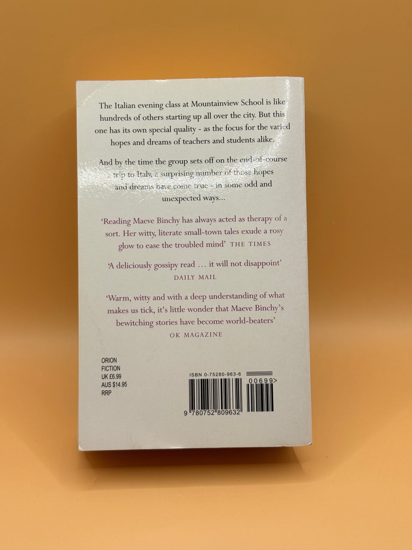 Evening Class Maeve Binchy