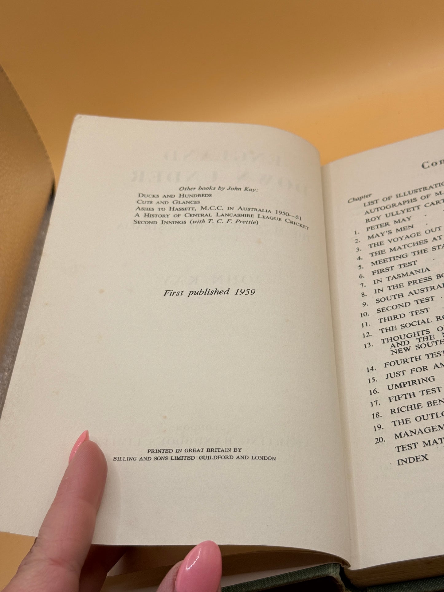England Down Under by John Kay (1959)