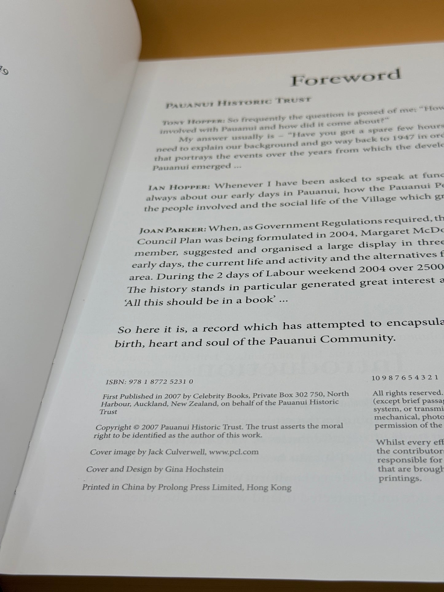 Pauanui: A Vision Achieved by Joan Parker