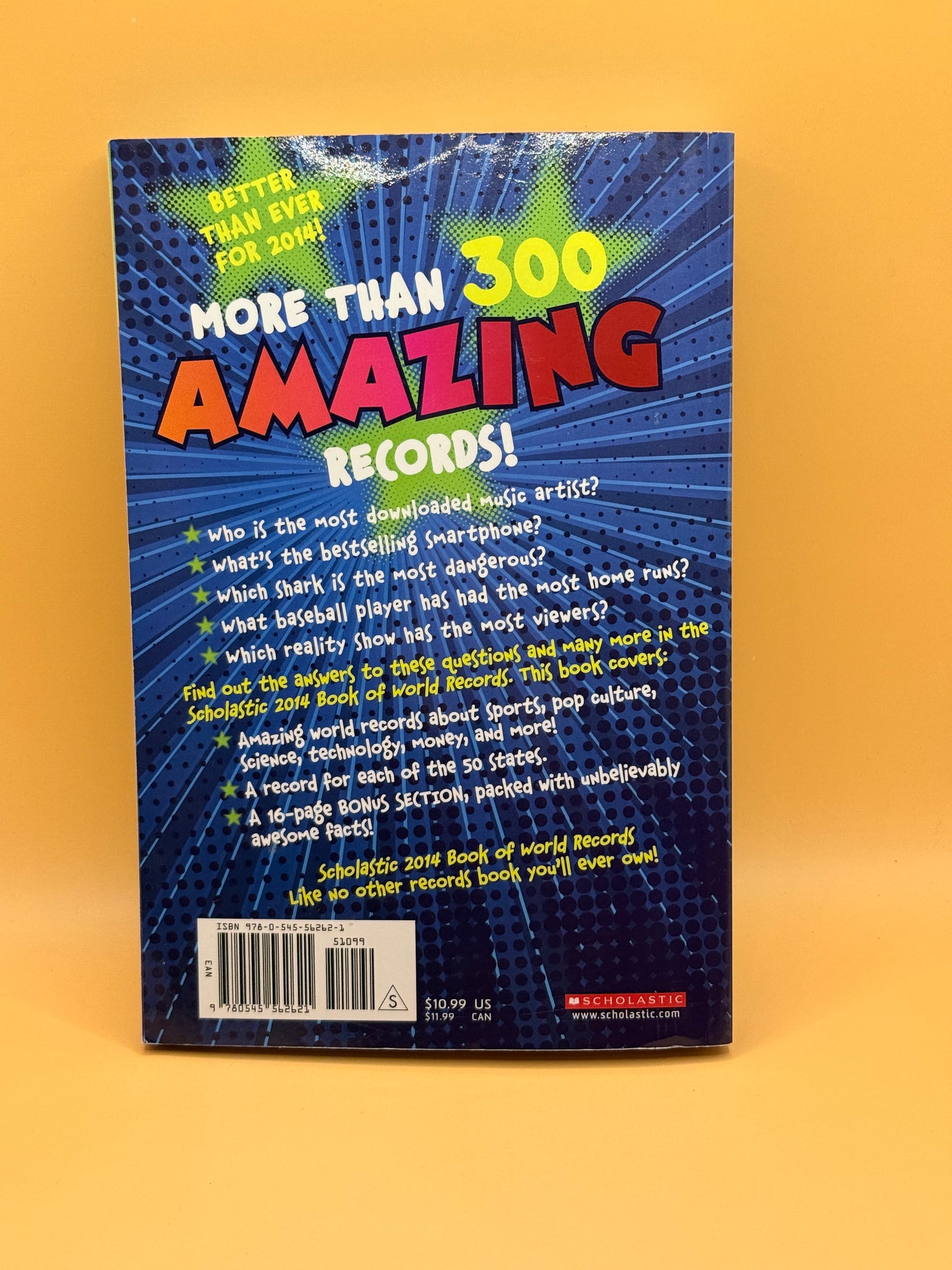 Scholastic Book of World Records 2014 by Jenifer Corr Morse