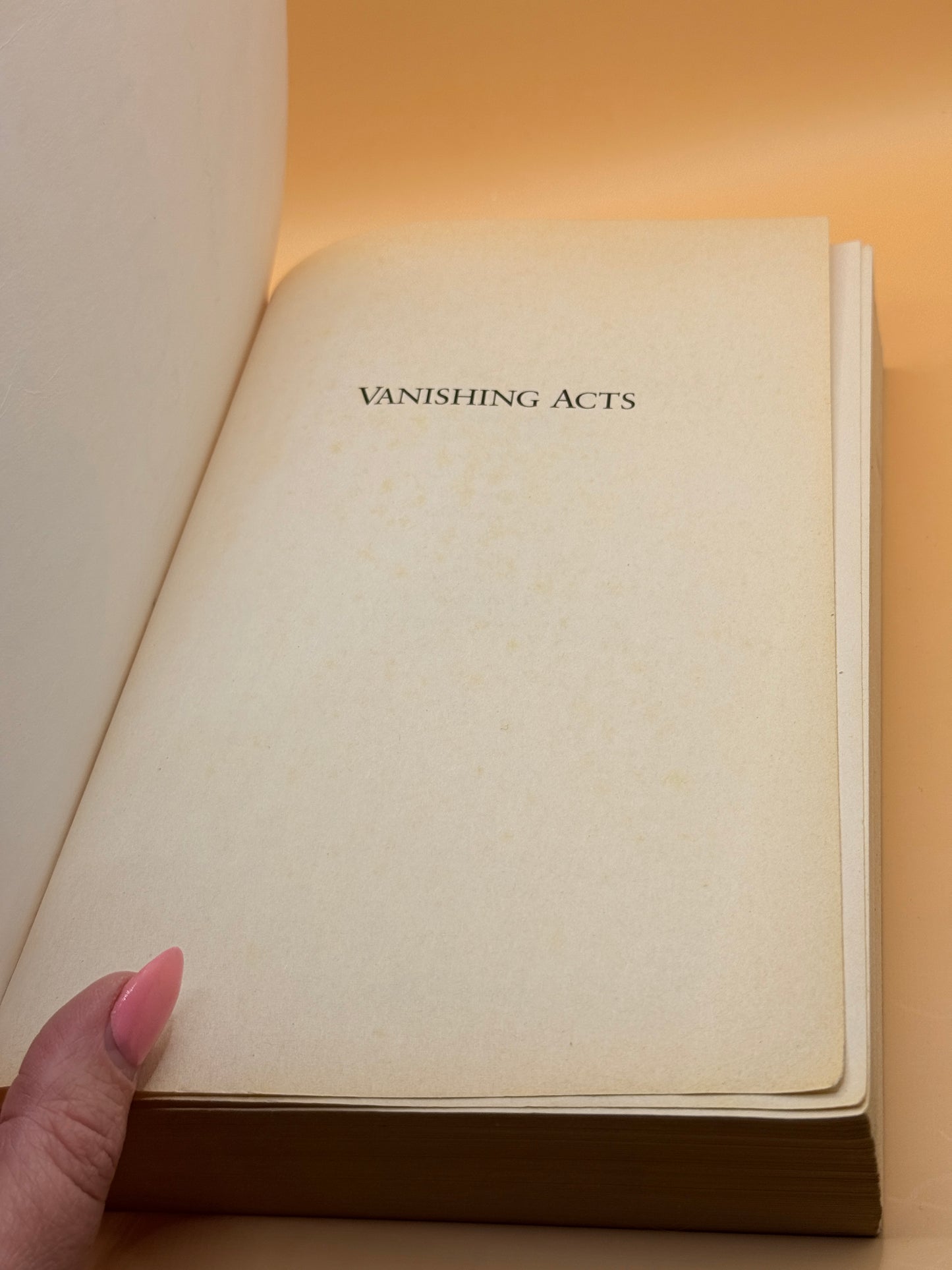 Vanishing Acts by Jodi Picoult
