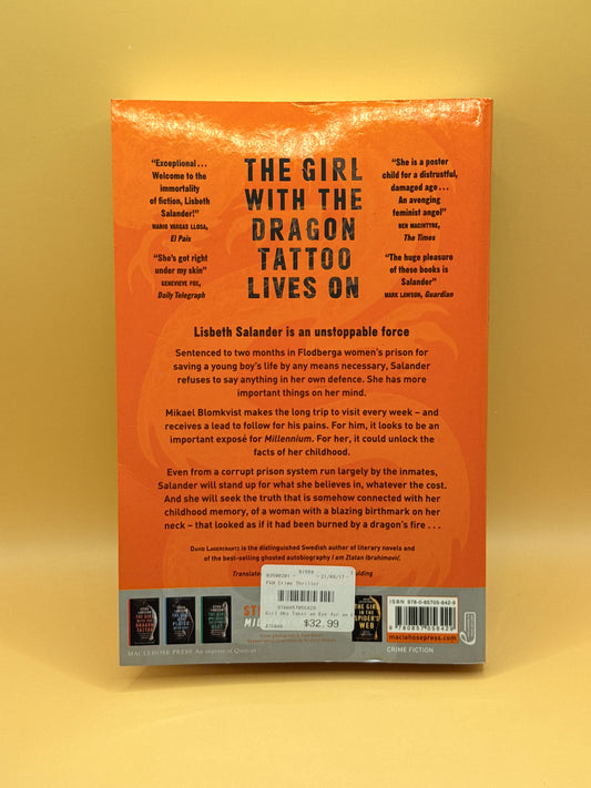 Millennium 5 : The Girl Who Takes an Eye for an Eye by David Lagercrantz
